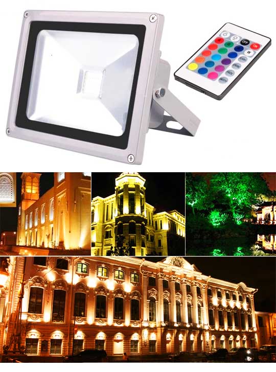 Светодиодный RGB прожектор 200W